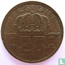 België 20 centimes 1957