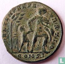 Römisches Kaiserreich Konstantinopel AE2 Centenionalis des Kaisers Constans 348-350 n. Chr. Chr.