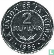 Bolivia 2 bolivianos 1995