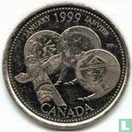 Canada 25 cents 1999 "January"