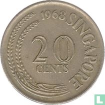 Singapur 20 Cent 1968