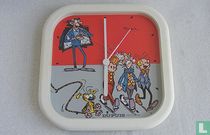 Marsupilami Robbedoes wandklok Dupuis Franquin