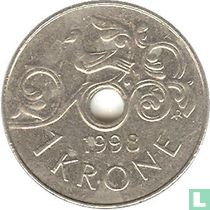Norway 1 krone 1998 for sale