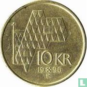 Norvège 10 kroner 1996 acheter