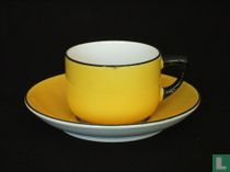 Clary Koffie kop en schotel