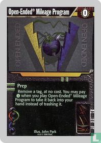 Open-Ended Mileage Program