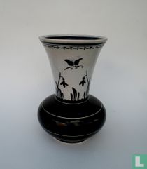 Vaas Plateelfabriek Jonker Gouda Decor Silhouet