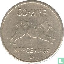 Norvège 50 øre 1969 acheter