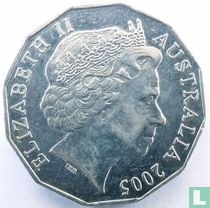 Australie 50 cents 2005 "2006 Commonwealth Games in Melbourne"