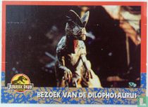 Bezoek van de Dilophosaurus