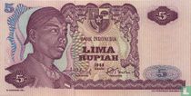 Indonesia 5 Rupiah 1968