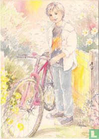 Jongen naast fiets (16.0293)