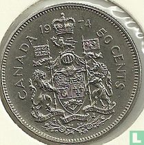 Canada 50 cents 1974