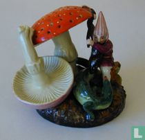 Kabouter met hagedis