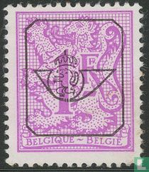 Chiffre sur lion héraldique et banderole acheter
