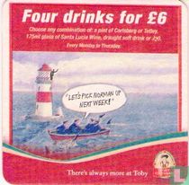 Four drinks for £6