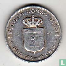 Ruanda-Urundi 1 franc 1957 for sale