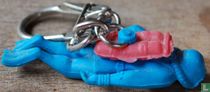 Nemrod duiker blauw met rode flessen