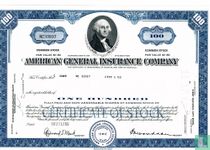 American General Insurance Company, Certificate for 100 shares