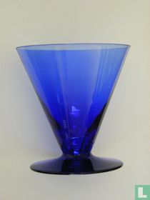 Carnival K6 Fruit juice glass on foot King blue