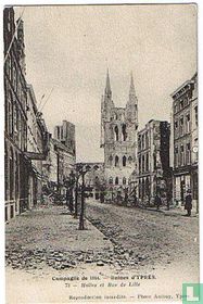 Compagnie de 1914 - Ruines d'Ypres - 73 - Halles et Rue de Lille