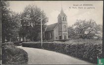 Groet uit Eerbeek, N. Herv. Kerk en pastorie