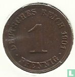 German Empire 1 pfennig 1901 (A)