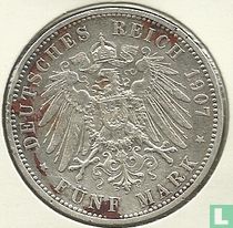 Pruisen 5 mark 1907