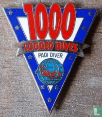 1000 logged dives Padi diver