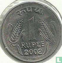 Inde 1 roupie 2002 (Hyderabad) acheter