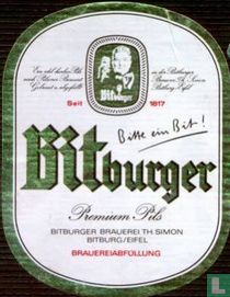 Bitburger etiquettes de bière catalogue