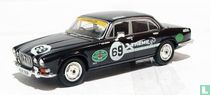 Jaguar XJ6 Racing 'Xtreme Jaguar rental and J A Garages advertisements'