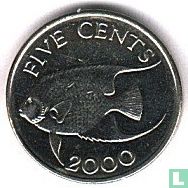 Bermuda 5 cents 2000