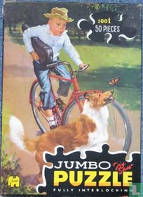 Jongen op fiets