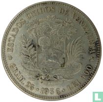 Venezuela 5 bolívares 1936