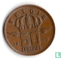 Belgique 50 centimes 1978 (NLD) acheter