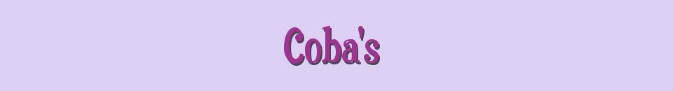 7,590 items for sale at Coba's